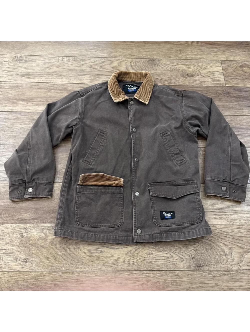 Vintage Walls Blizzard Pruf Canvas Work Chore Jacket Youth L